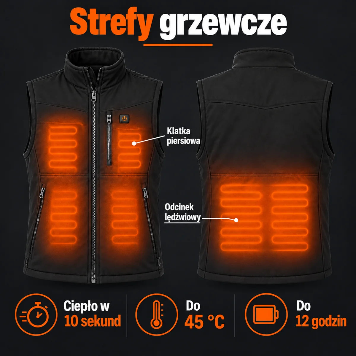 PyreFit Relior – Kamizelka podgrzewana outdoorowa