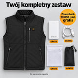 Zestaw kompletny: Relior, powerbank 20 000 mAh, kabel do ładowania, worek do prania i torba