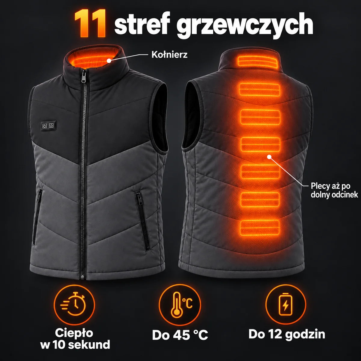 PyreFit Sherpor – Kamizelka podgrzewana męska