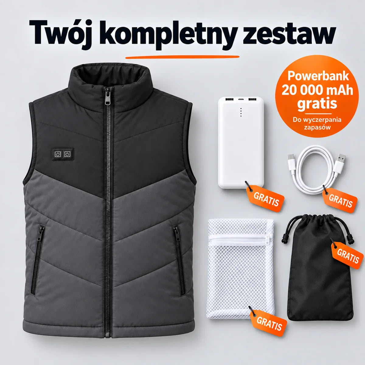 PyreFit Sherpor – Kamizelka podgrzewana męska