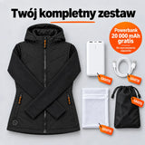 Zestaw kompletny: Transitor, powerbank 20 000 mAh, kabel do ładowania, worek do prania i torba