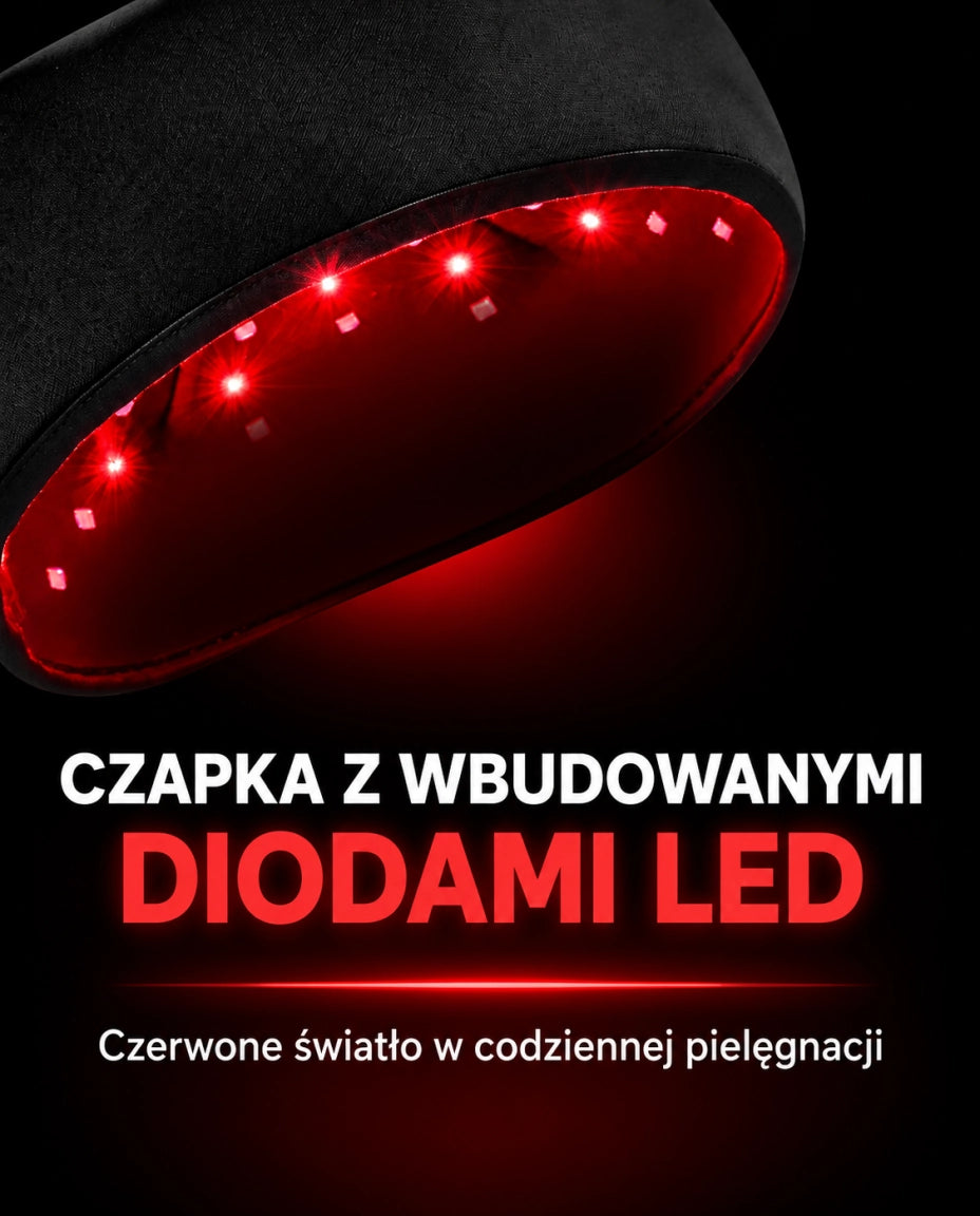 Światło czerwone w formie do założenia