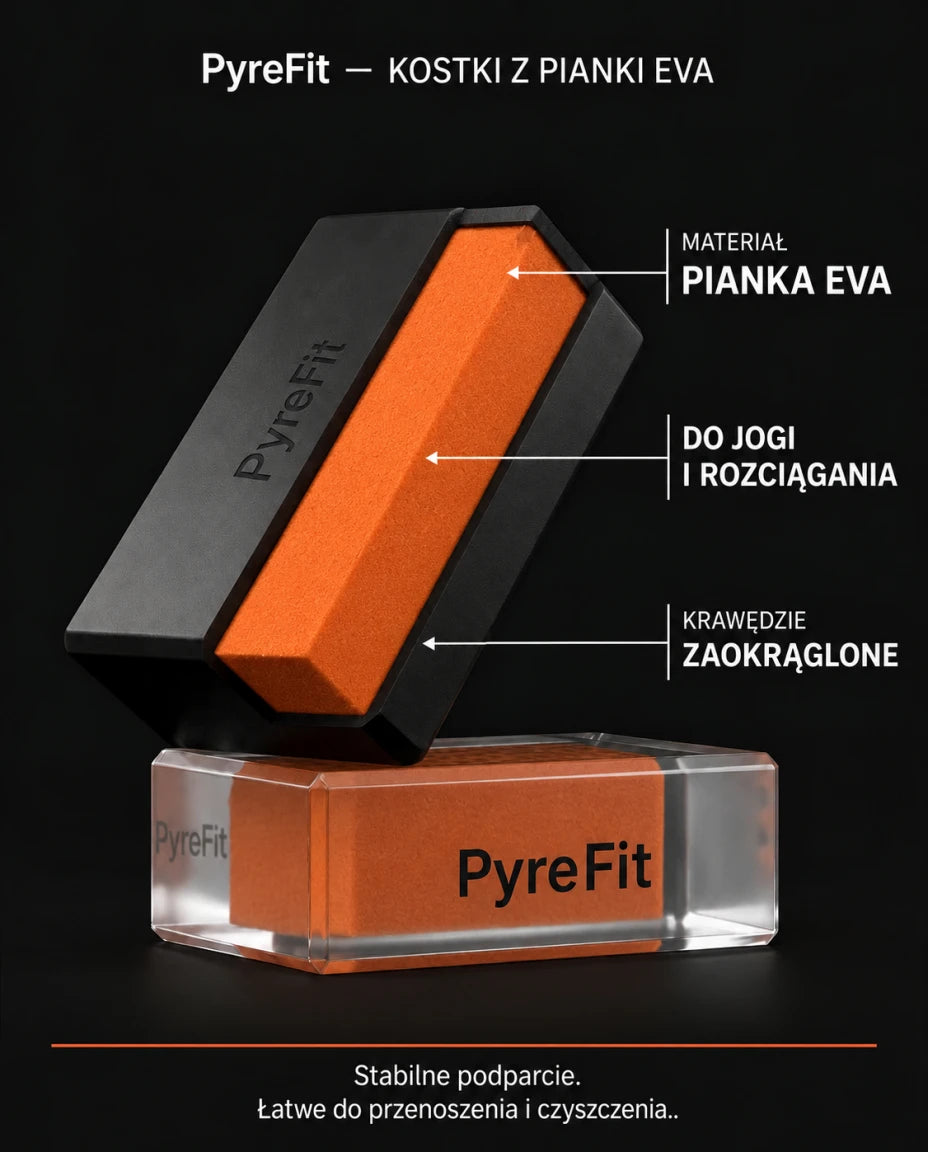 Gęsta pianka EVA i ścięte krawędzie