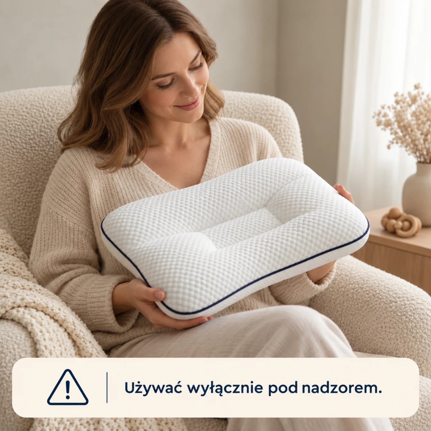Miękkie oparcie wymagające uważnego używania