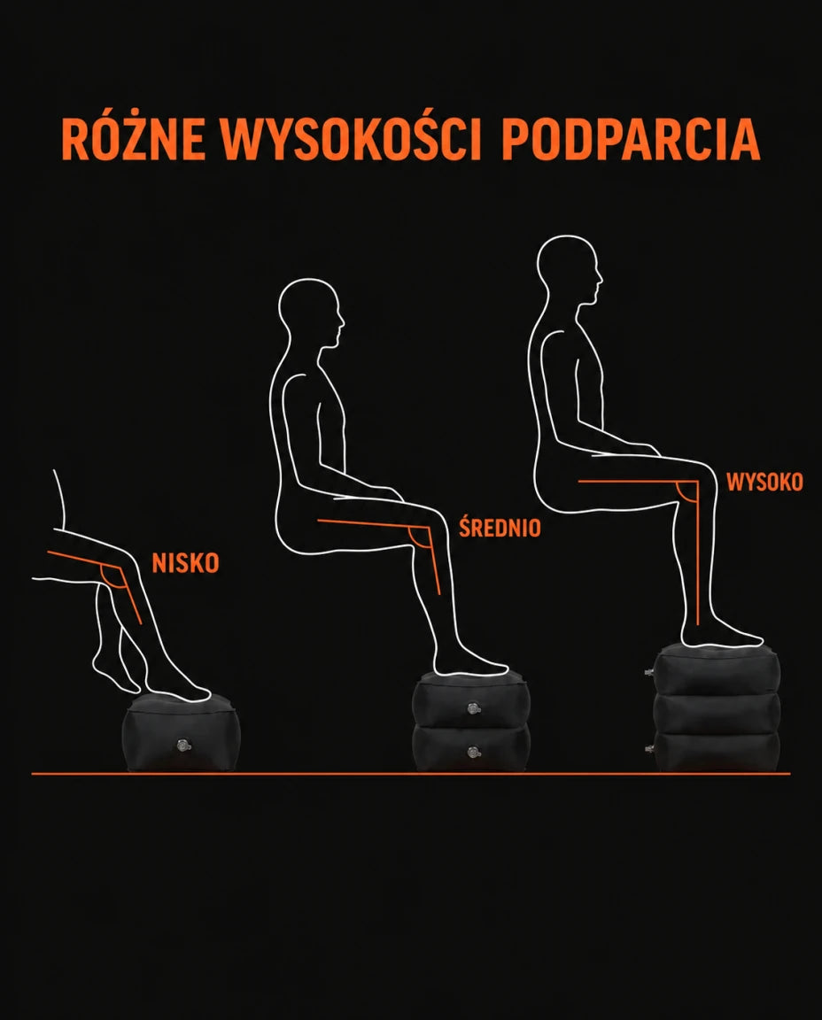 Regulowana wysokość, aby dopasować podparcie
