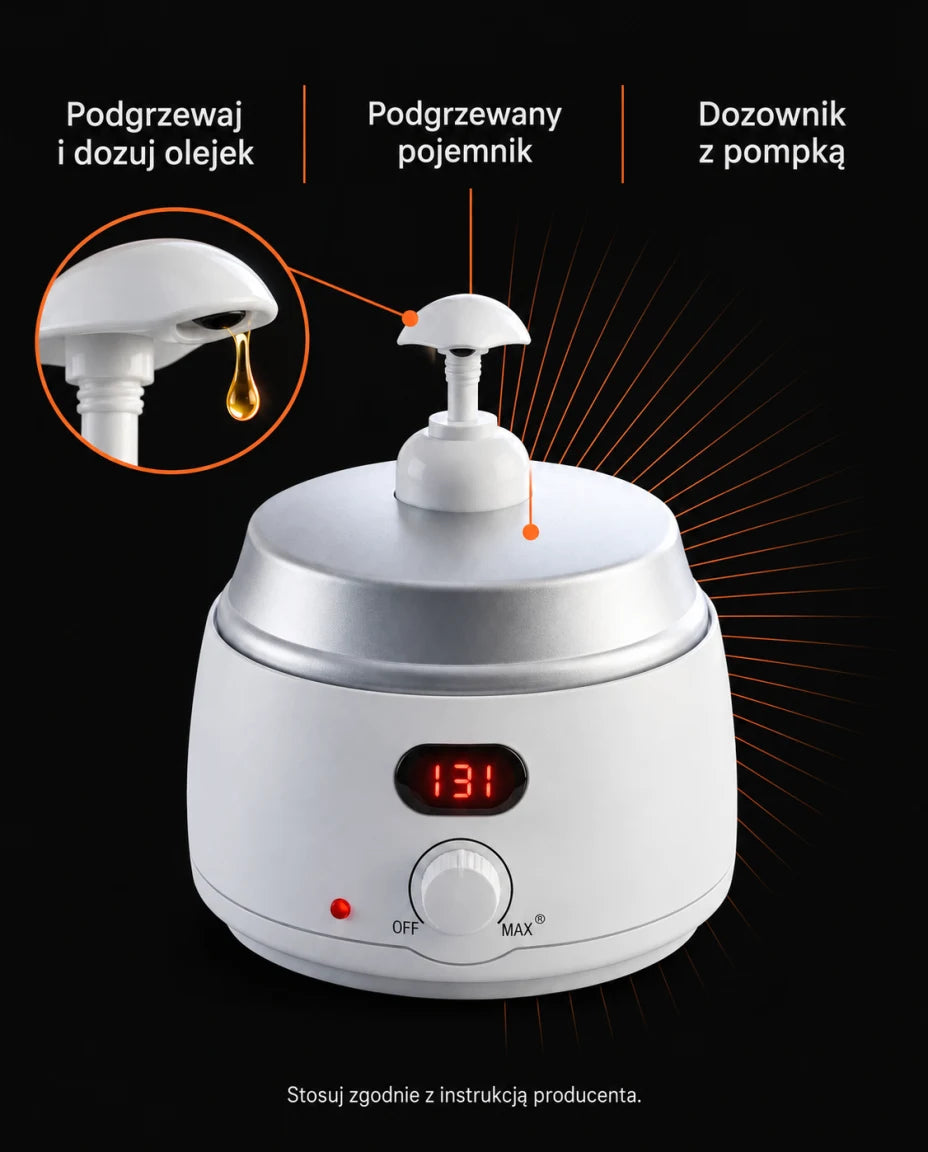 Podgrzewaj i dozuj olejek
