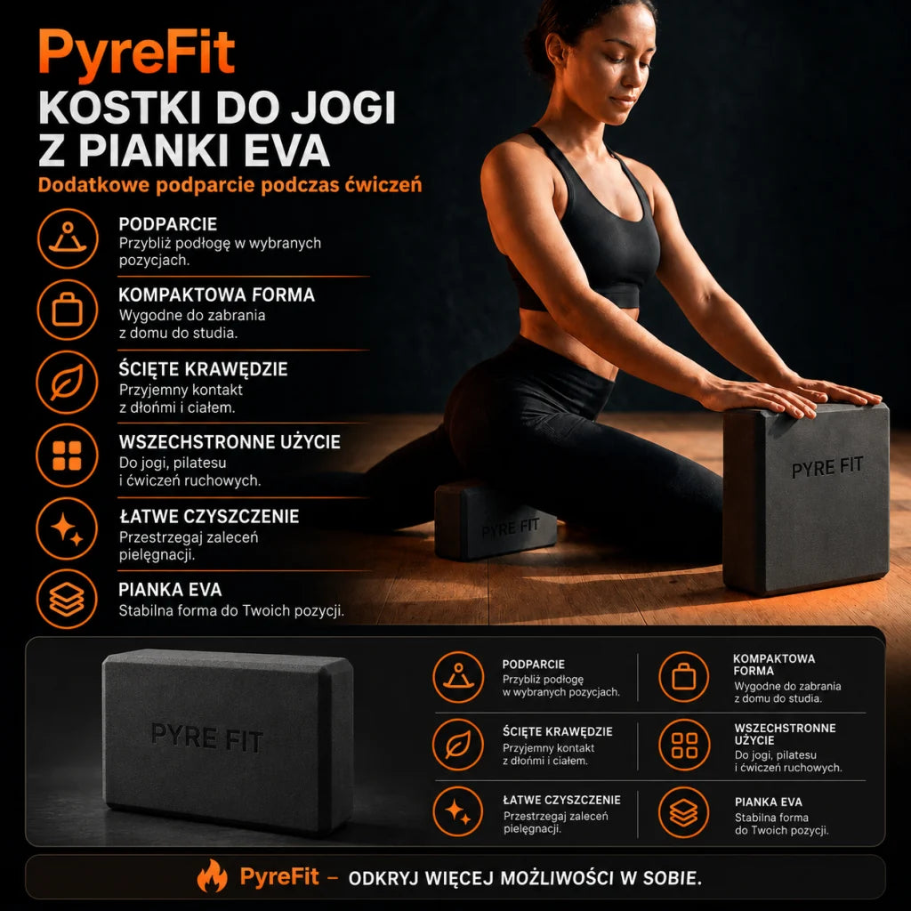 KOSTKI DO JOGI Z PIANKI EVA