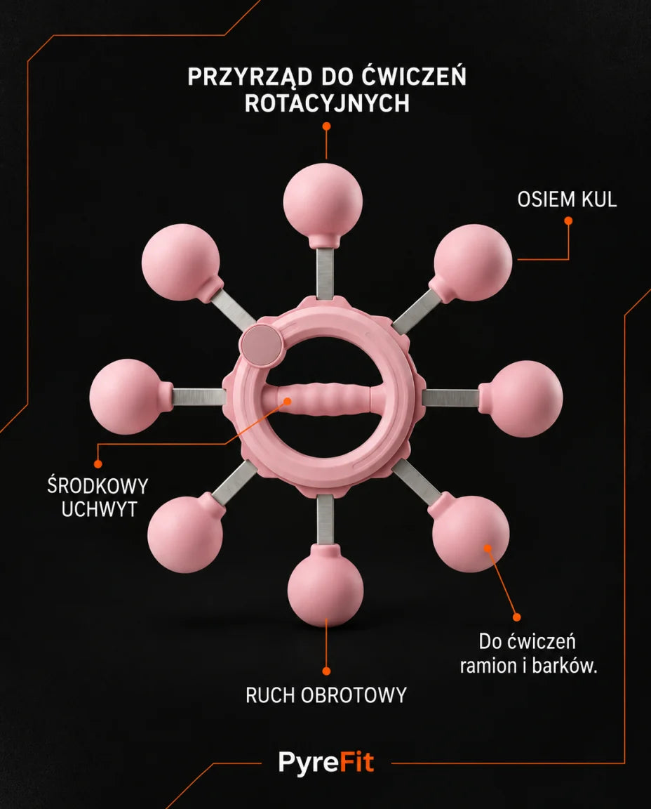 PRZYRZĄD DO ĆWICZEŃ ROTACYJNYCH