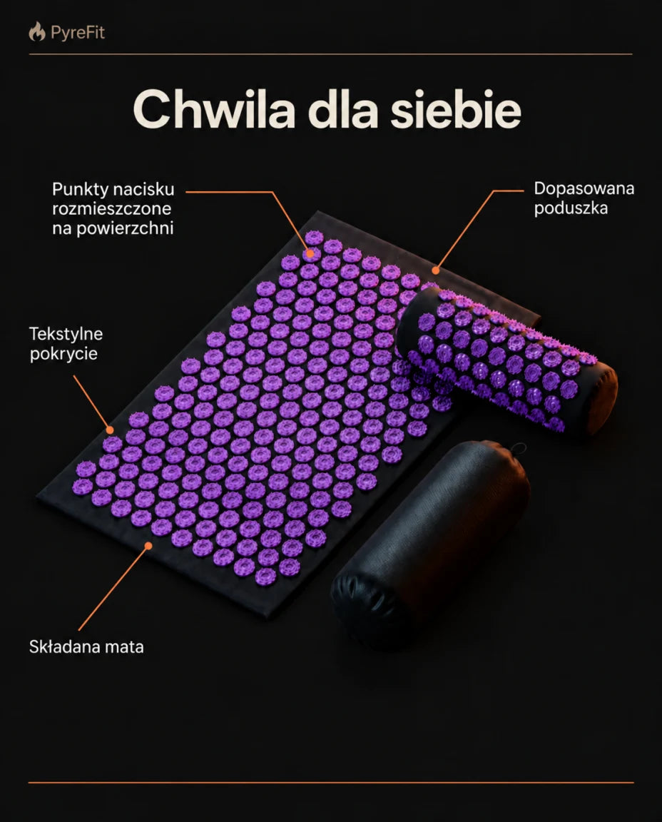 Chwila dla siebie — Punkty nacisku rozmieszczone na powierzchni