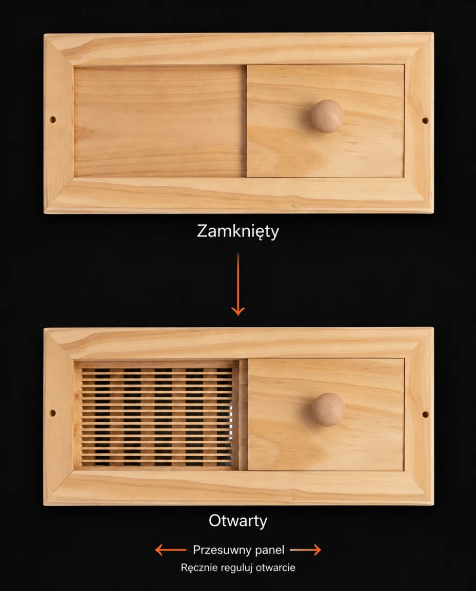 Ręcznie reguluj otwarcie