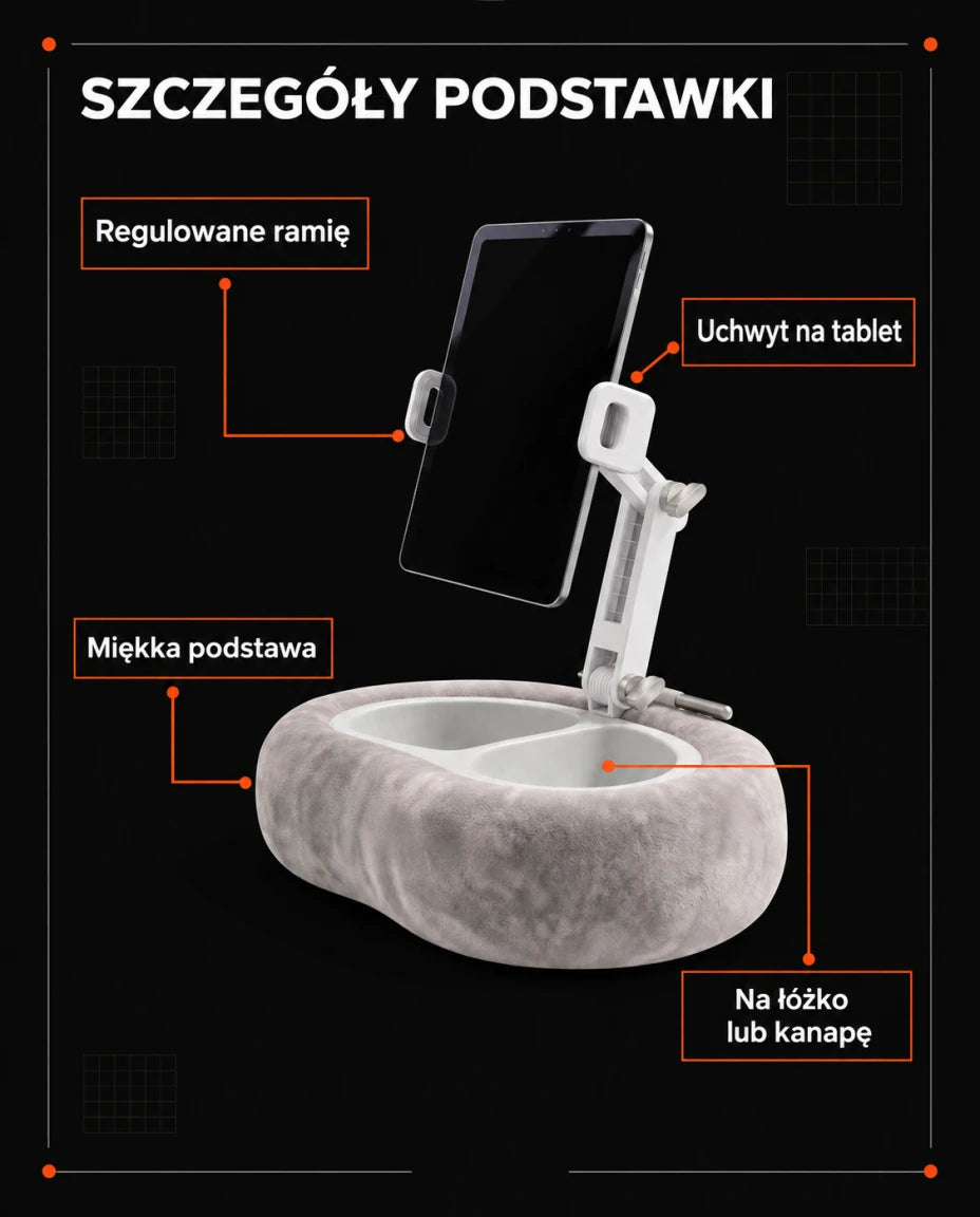 Podstawka pod tablet z poduszką — Szczegóły podstawki
