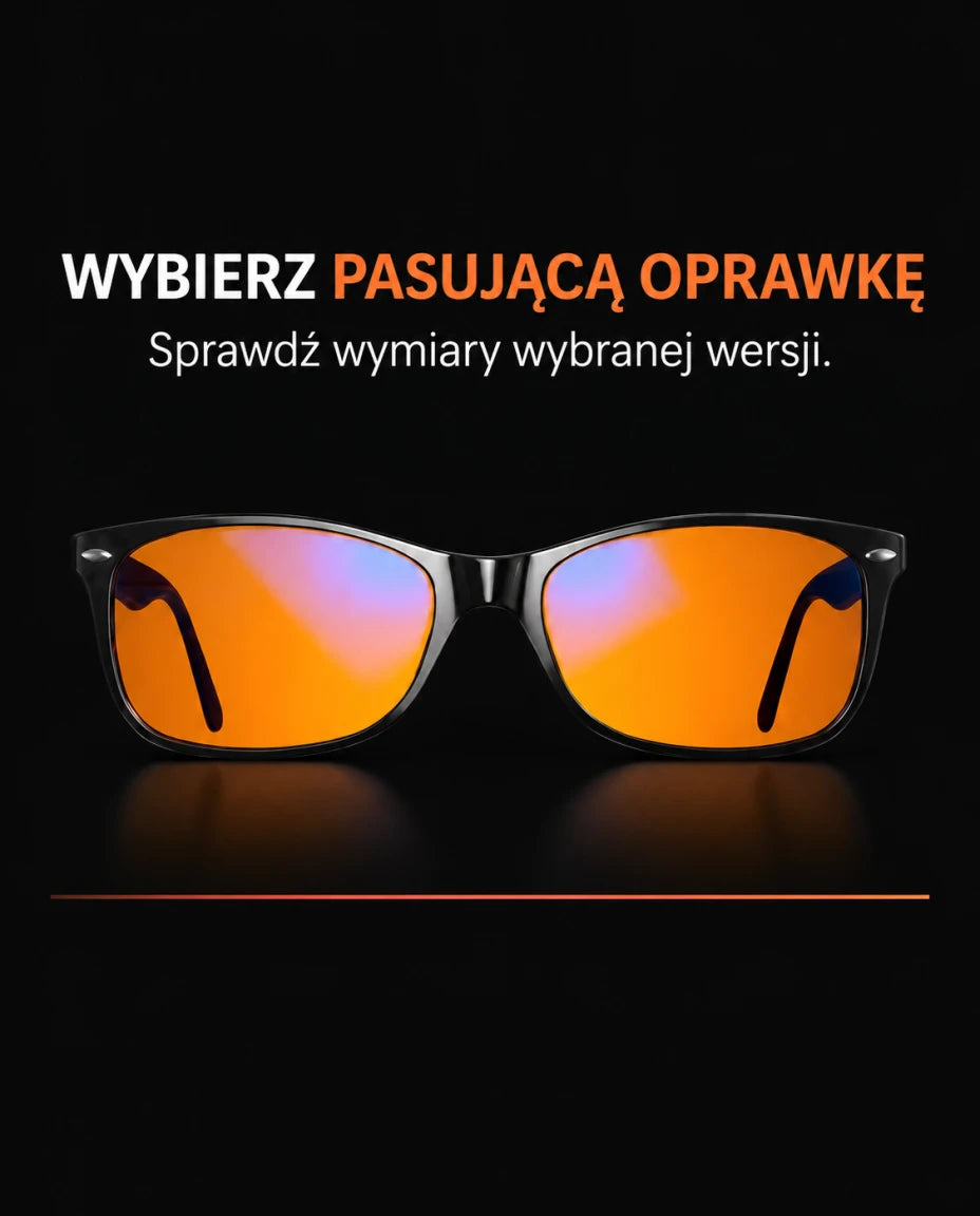 Okulary z pomarańczowymi soczewkami — Wybierz pasującą oprawkę