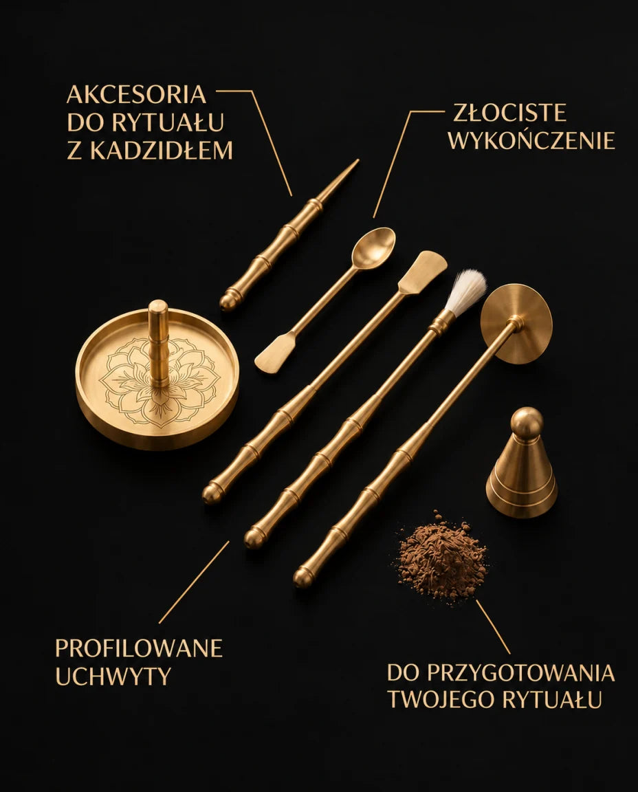 AKCESORIA DO RYTUAŁU Z KADZIDŁEM