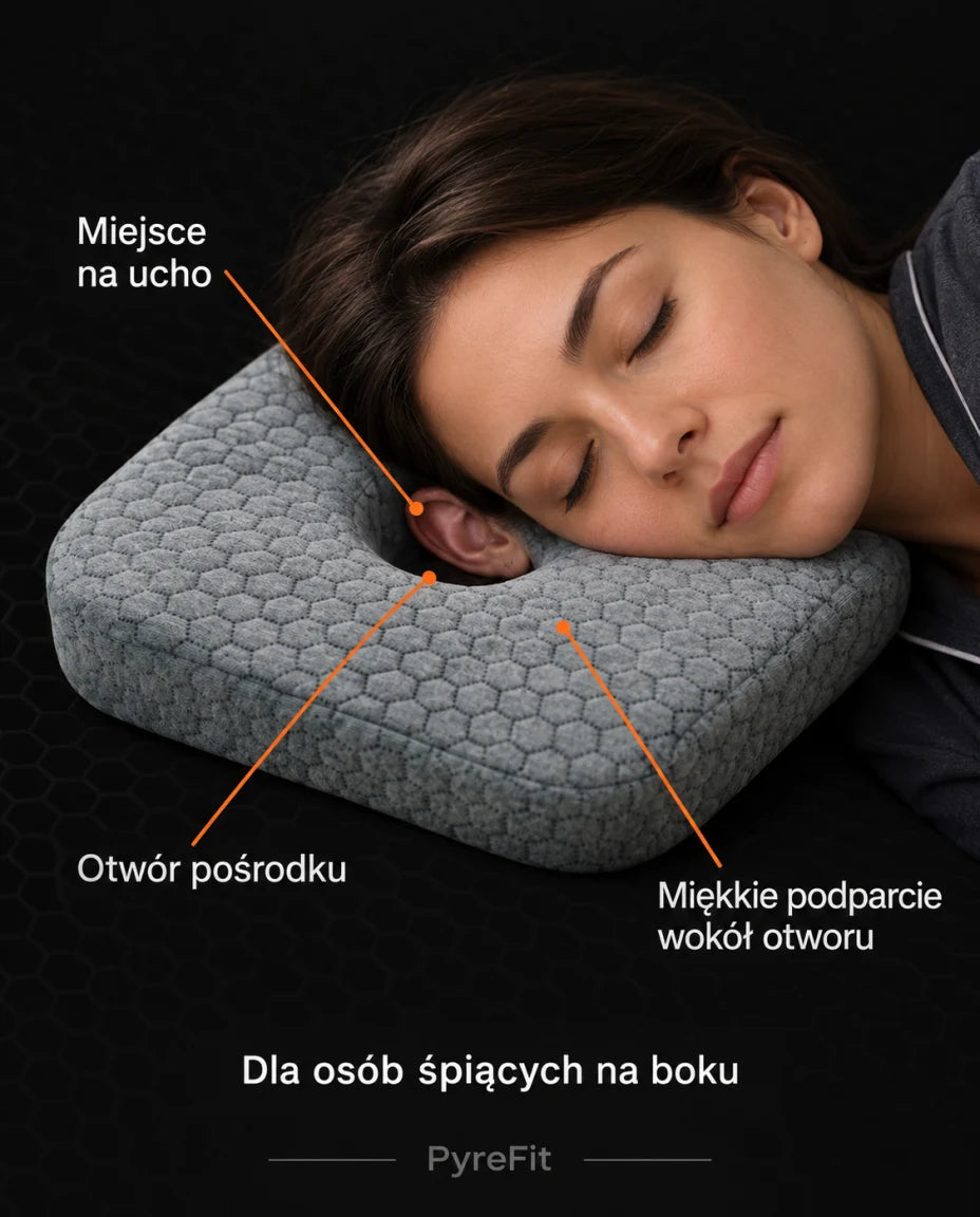 Miejsce na ucho — Otwór pośrodku