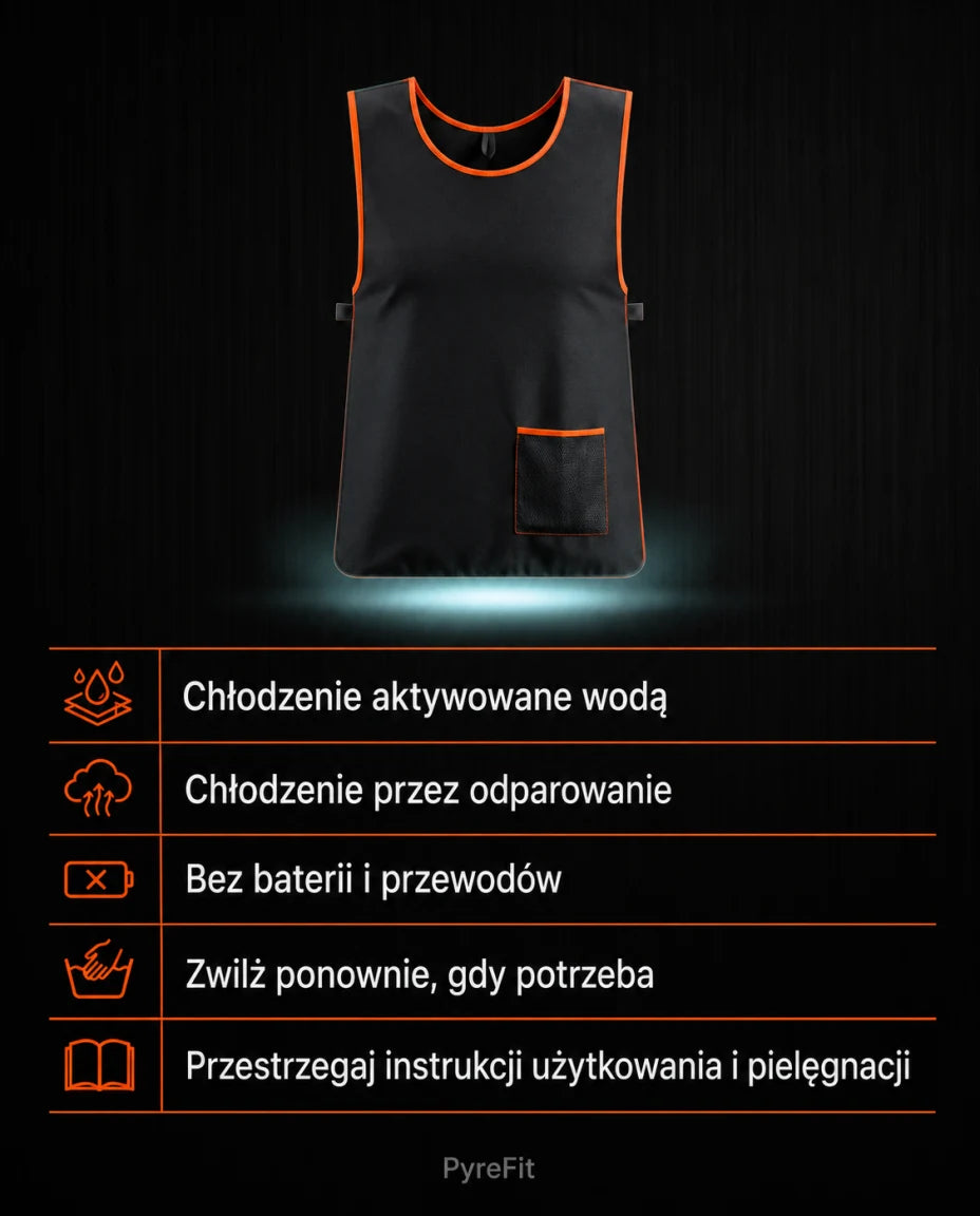 Chłodzenie aktywowane wodą — Chłodzenie przez odparowanie