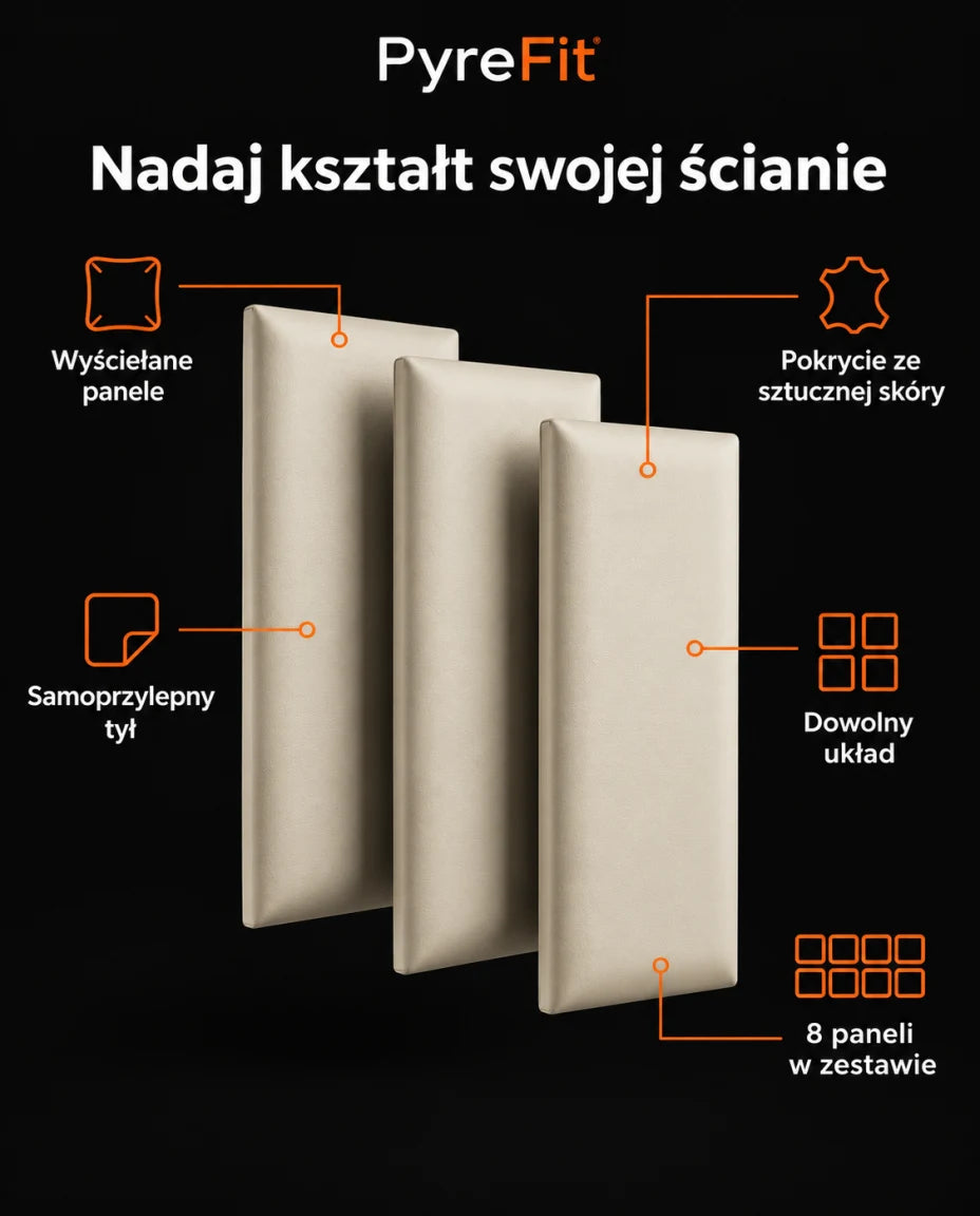 Nadaj kształt swojej ścianie — Wyściełane panele