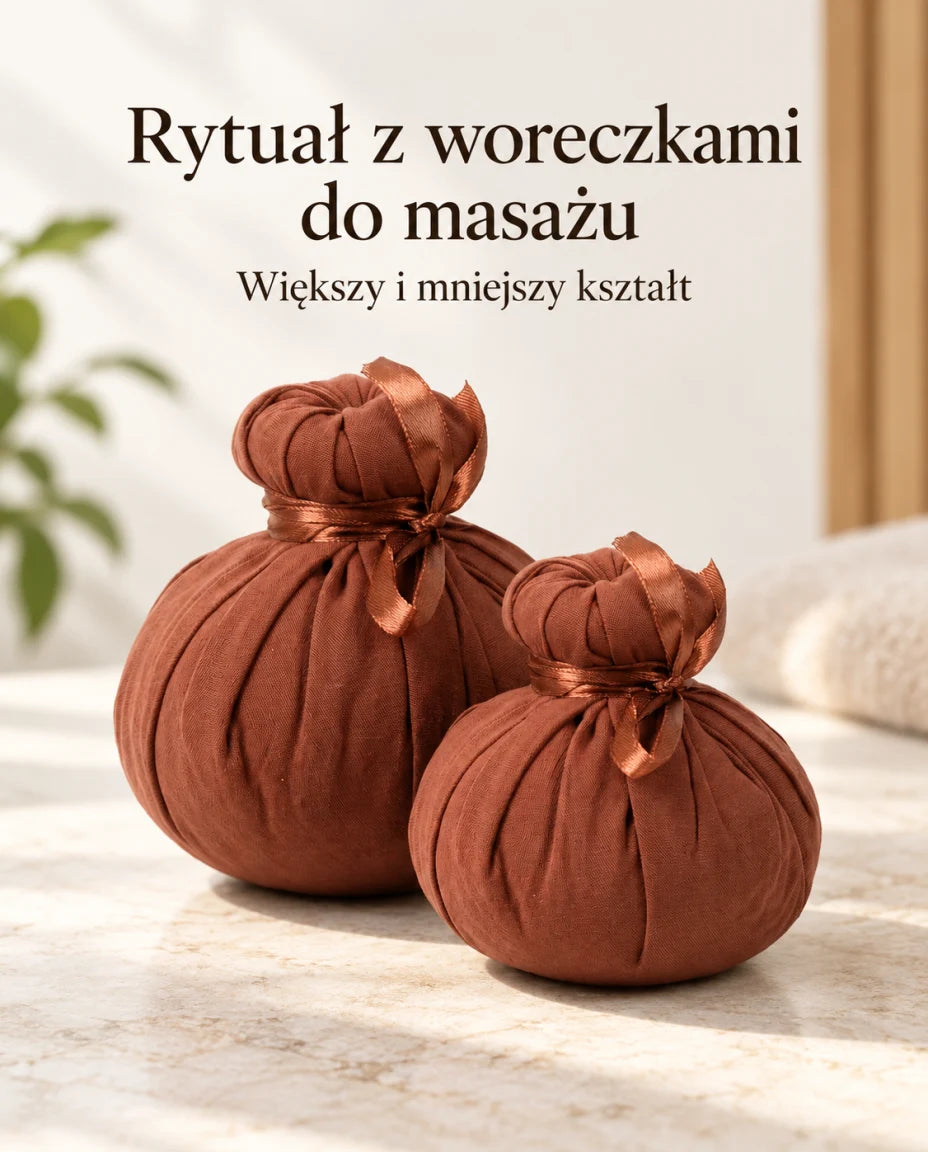 Rytuał z woreczkami do masażu