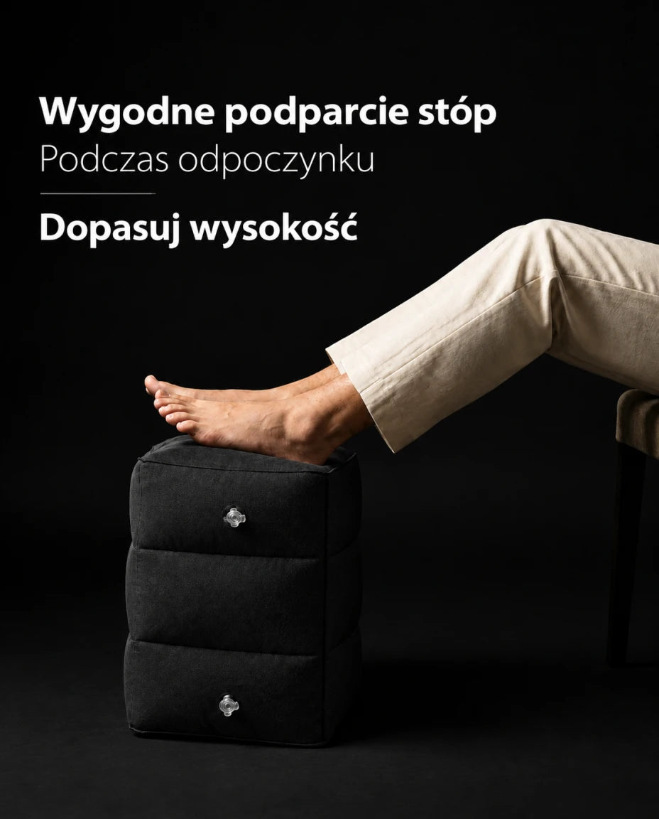 Wygodne podparcie stóp — Podczas odpoczynku — Dopasuj wysokość