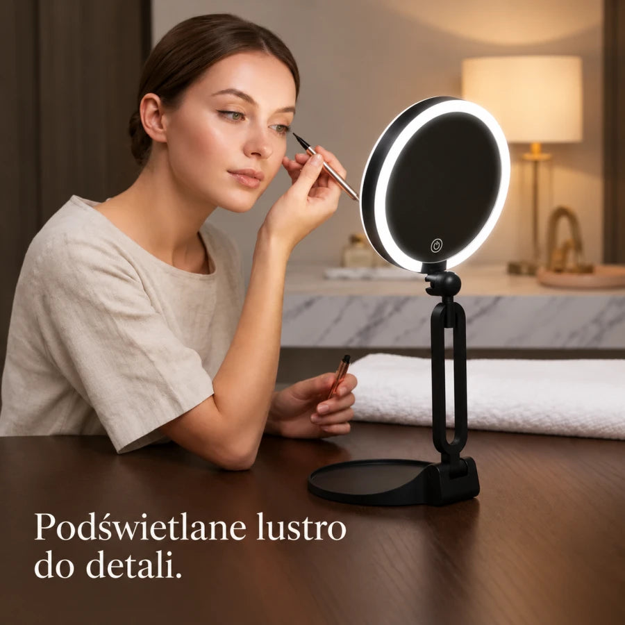 Podświetlane lustro do detali