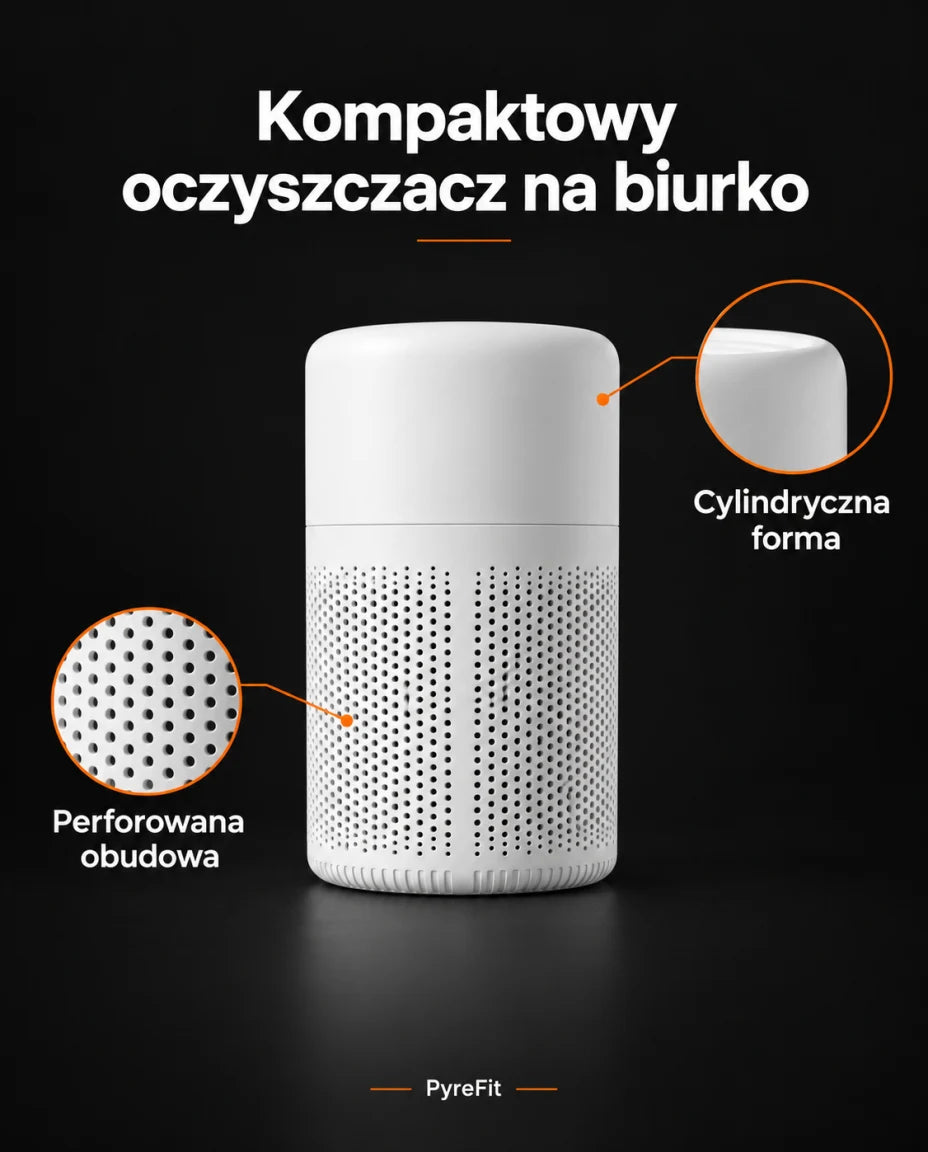 Kompaktowy oczyszczacz na biurko