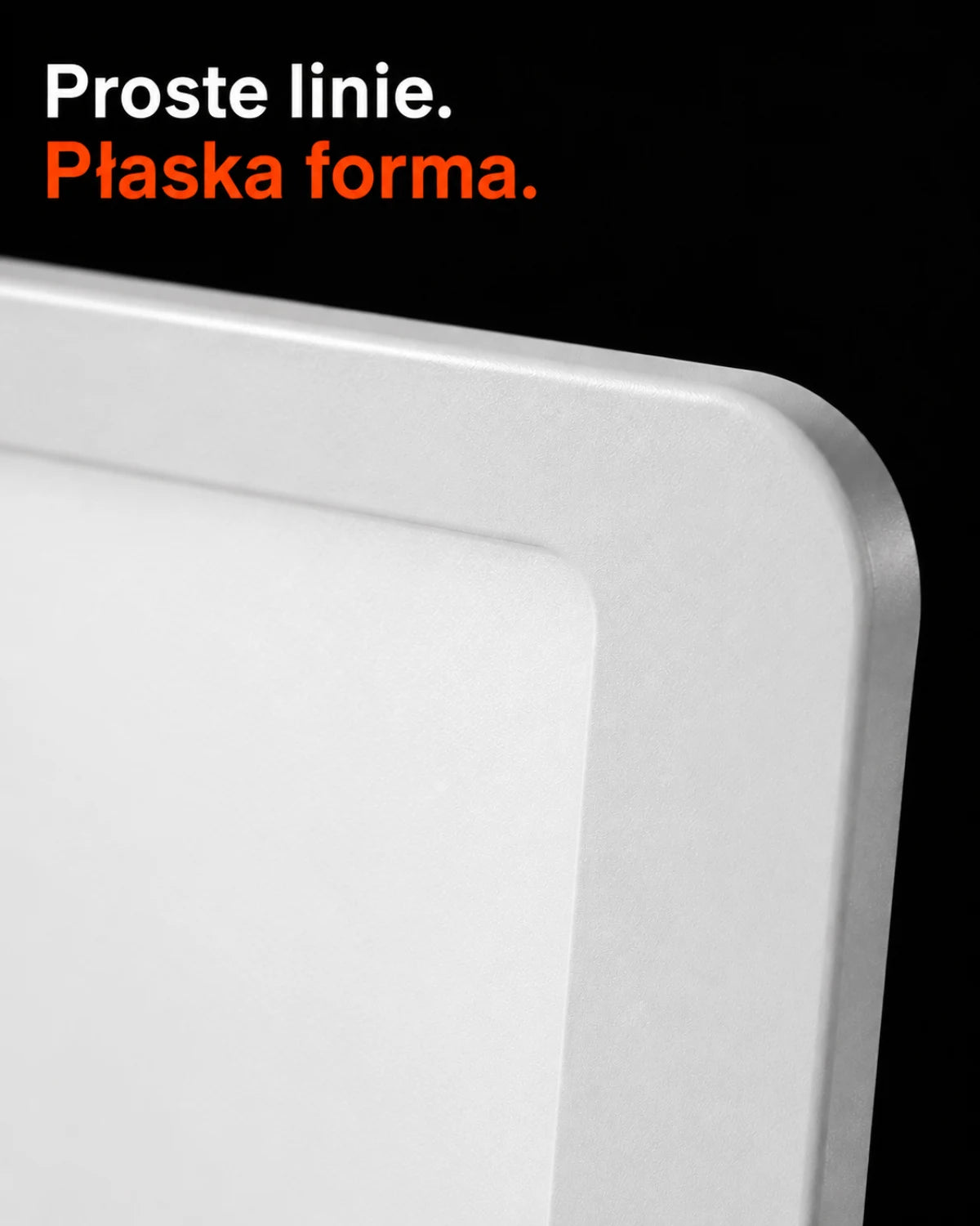 Lampa z regulacją jasności i timerem — Proste linie. Płaska forma.