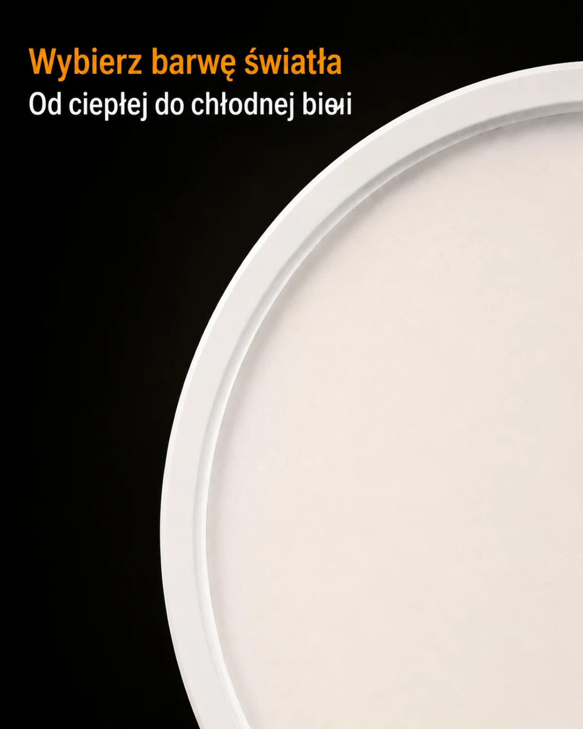 Lampa z podstawą do ładowania Qi — Wybierz barwę światła; Od ciepłej do chłodnej bieli