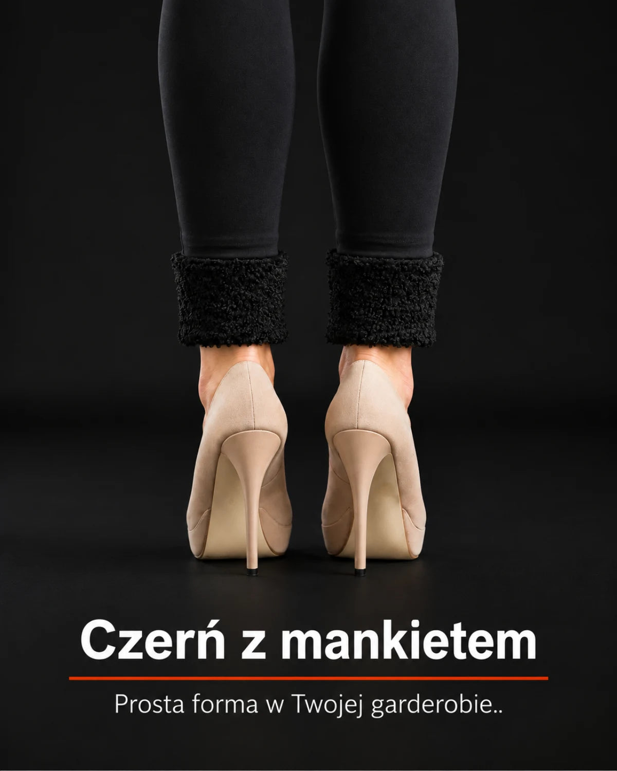 Czerń z mankietem