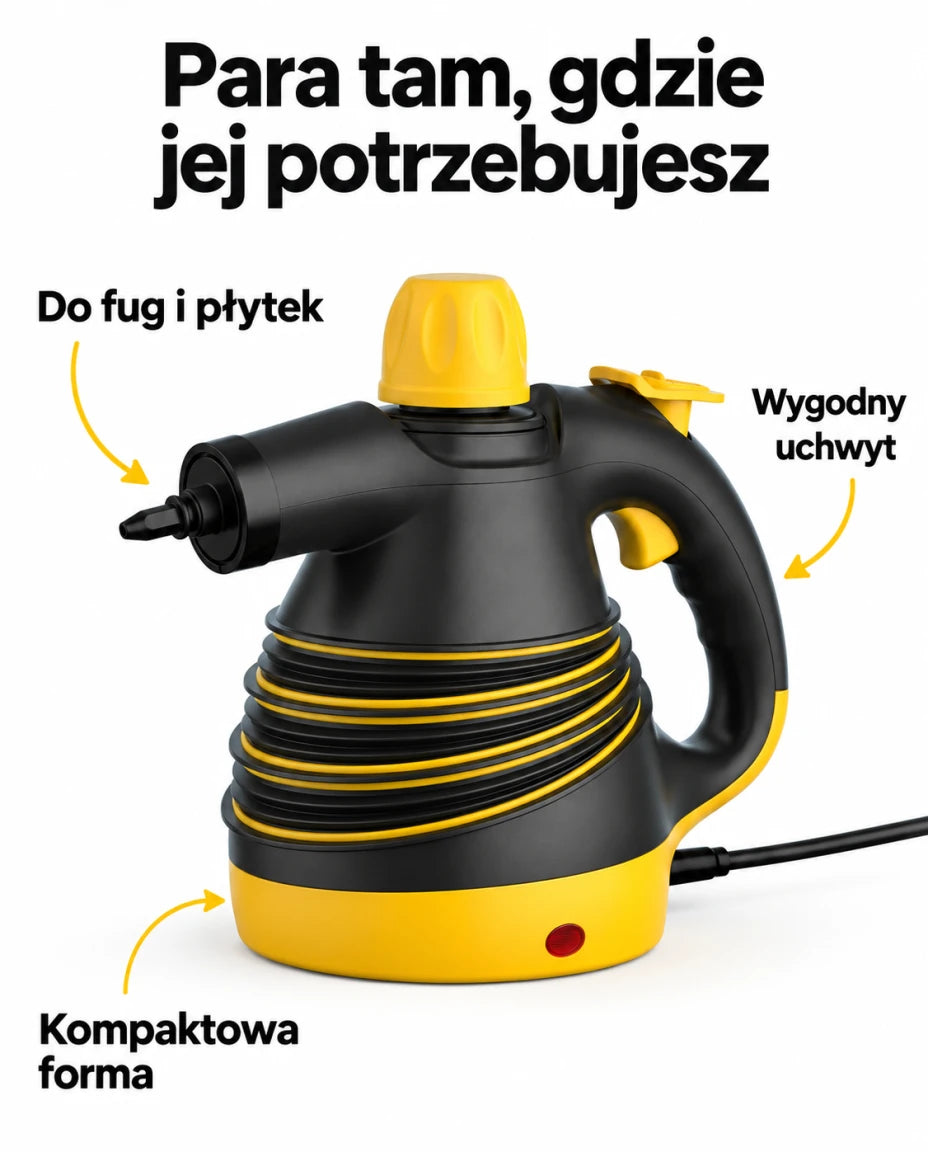 Para tam, gdzie jej potrzebujesz — Kompaktowa forma — Wygodny uchwyt — Do fug i płytek