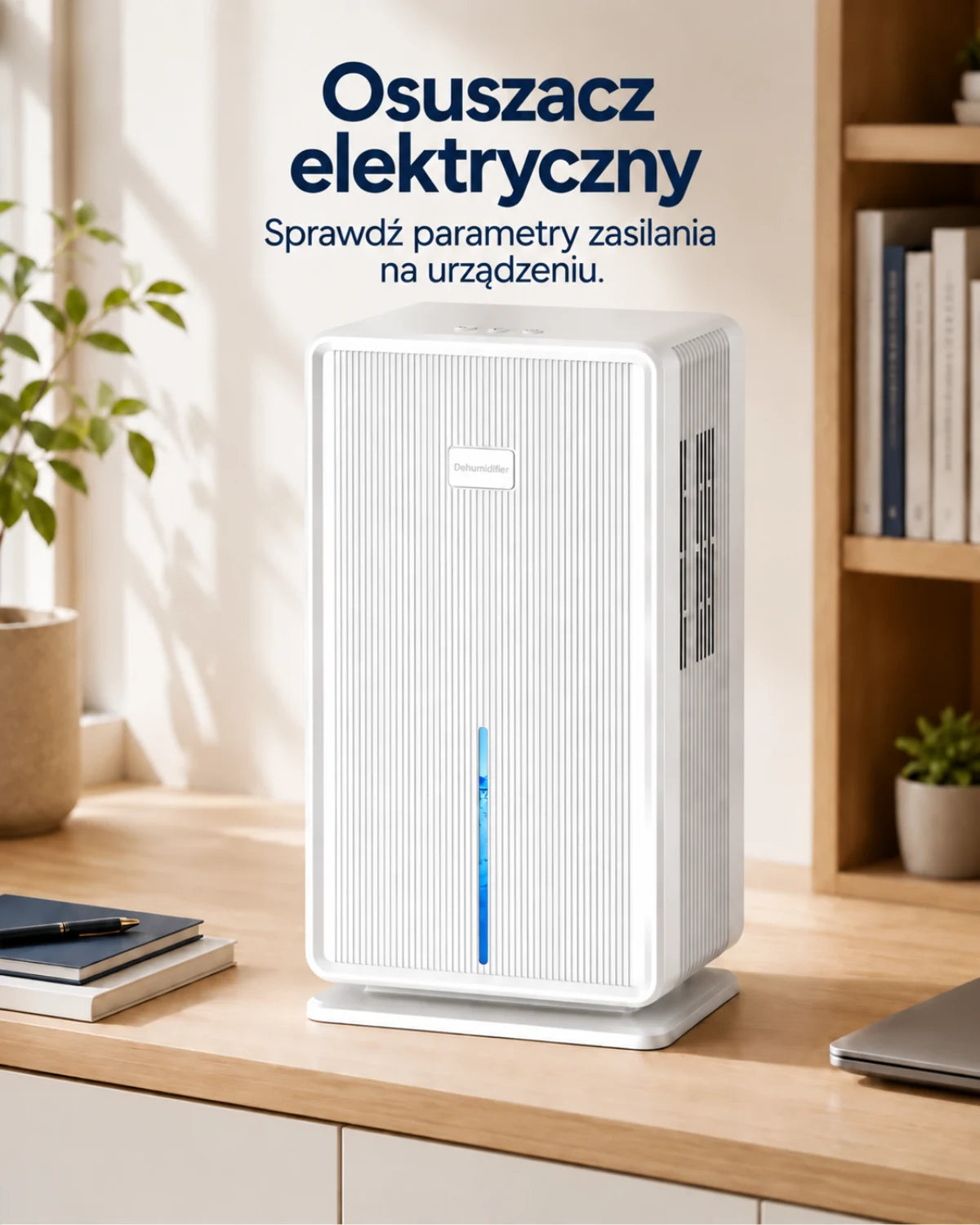 Osuszacz elektryczny · Sprawdź parametry zasilania na urządzeniu.