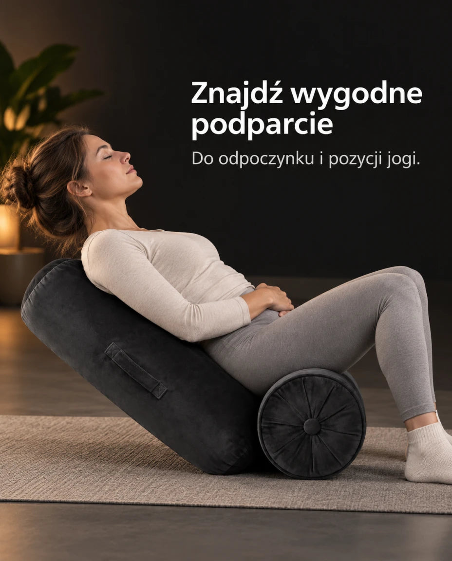 Znajdź wygodne podparcie — Do odpoczynku i pozycji jogi