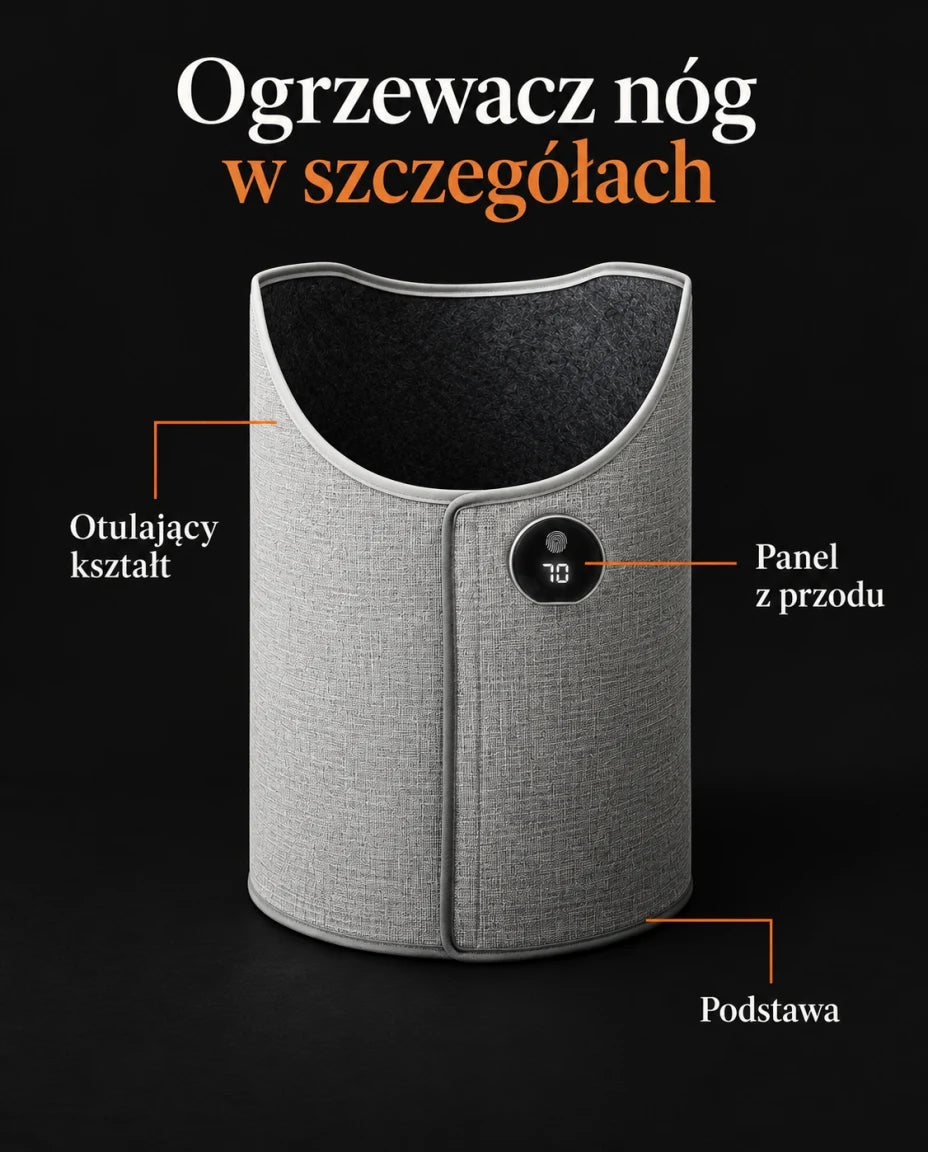 Ogrzewacz nóg w szczegółach