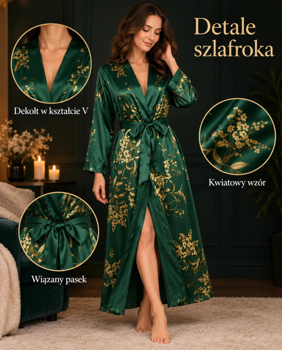 Detale szlafroka