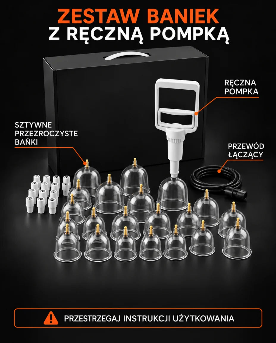 Zestaw baniek z ręczną pompką