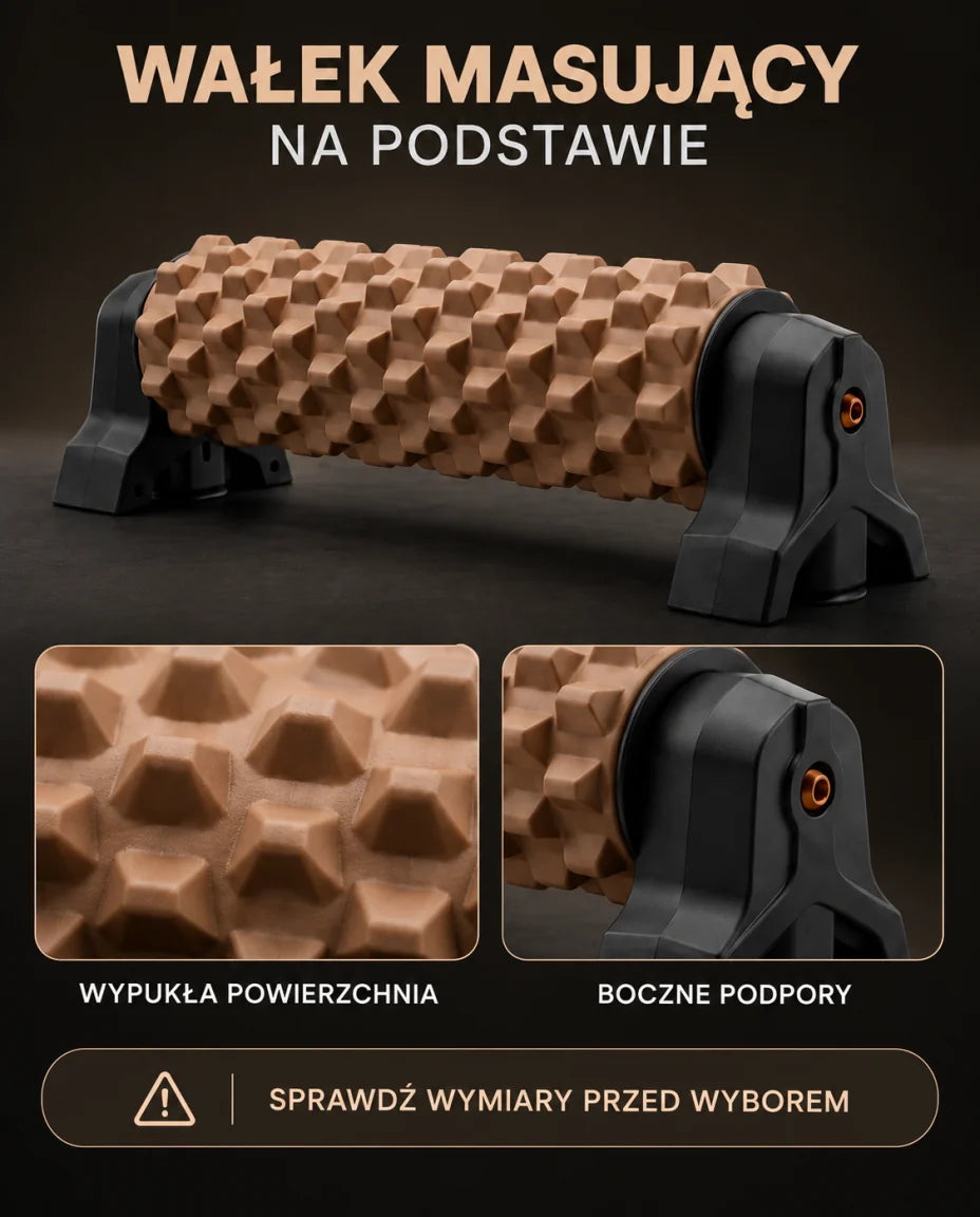 Wałek masujący na podstawie