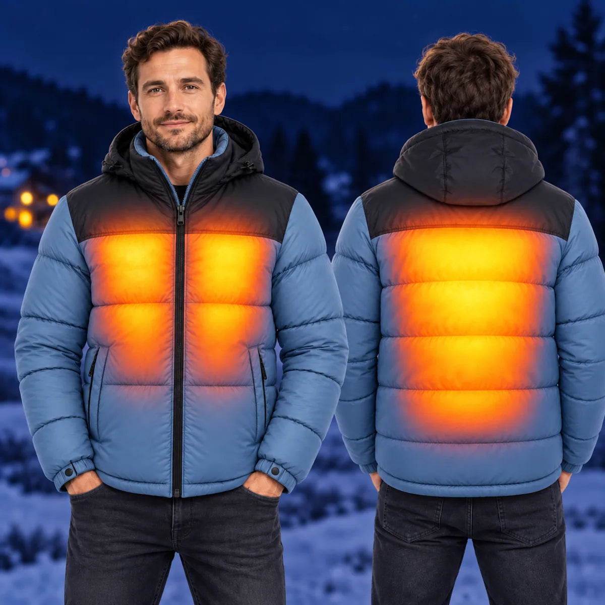 PyreFit Gletor – Kurtka pikowana podgrzewana unisex