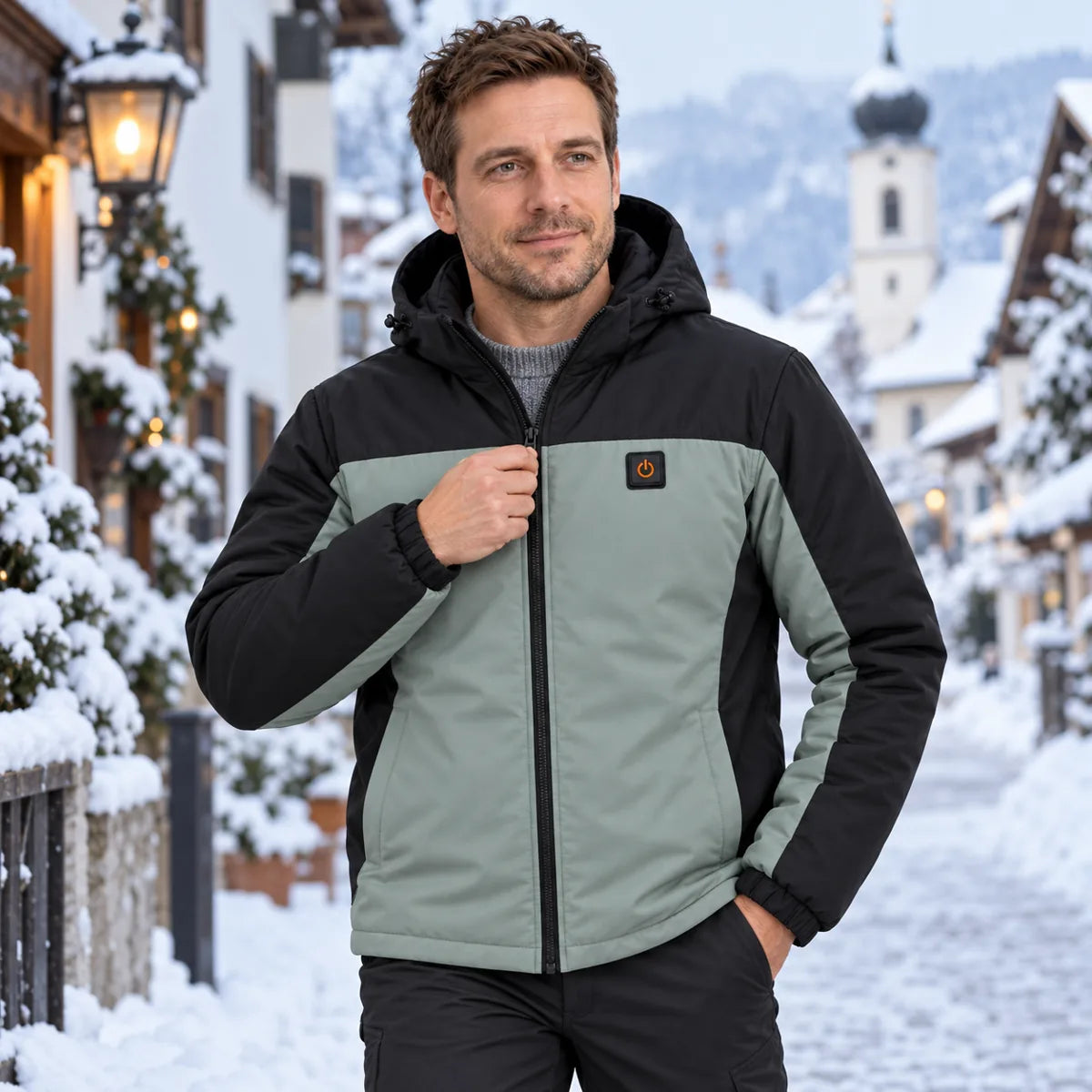 PyreFit Schiefer – Parka podgrzewana unisex