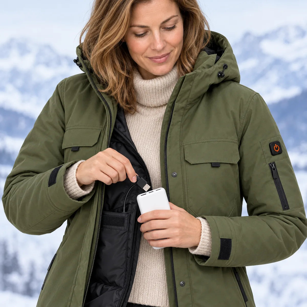 PyreFit Terrano – Parka podgrzewana damska