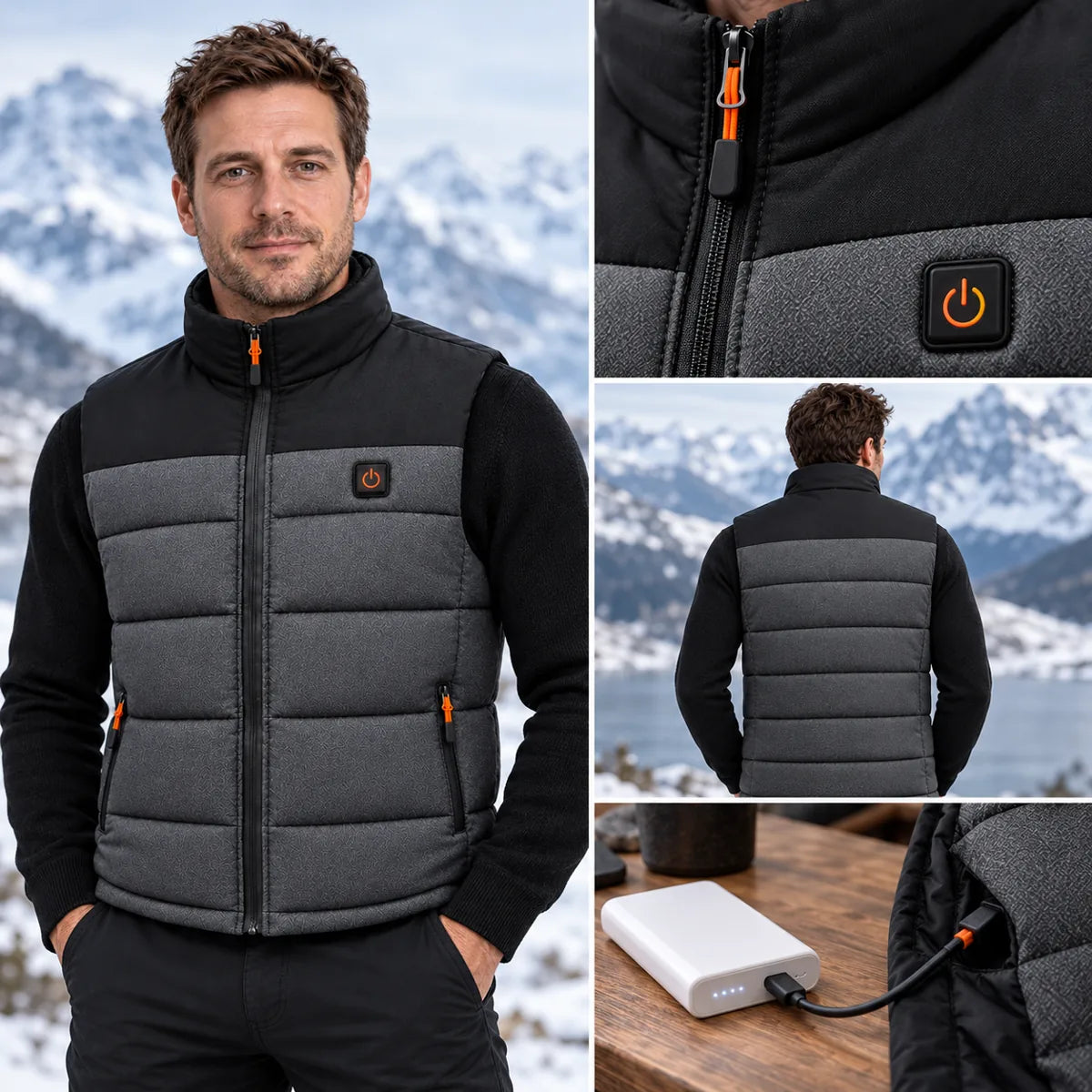 PyreFit Trailon – Kamizelka podgrzewana unisex