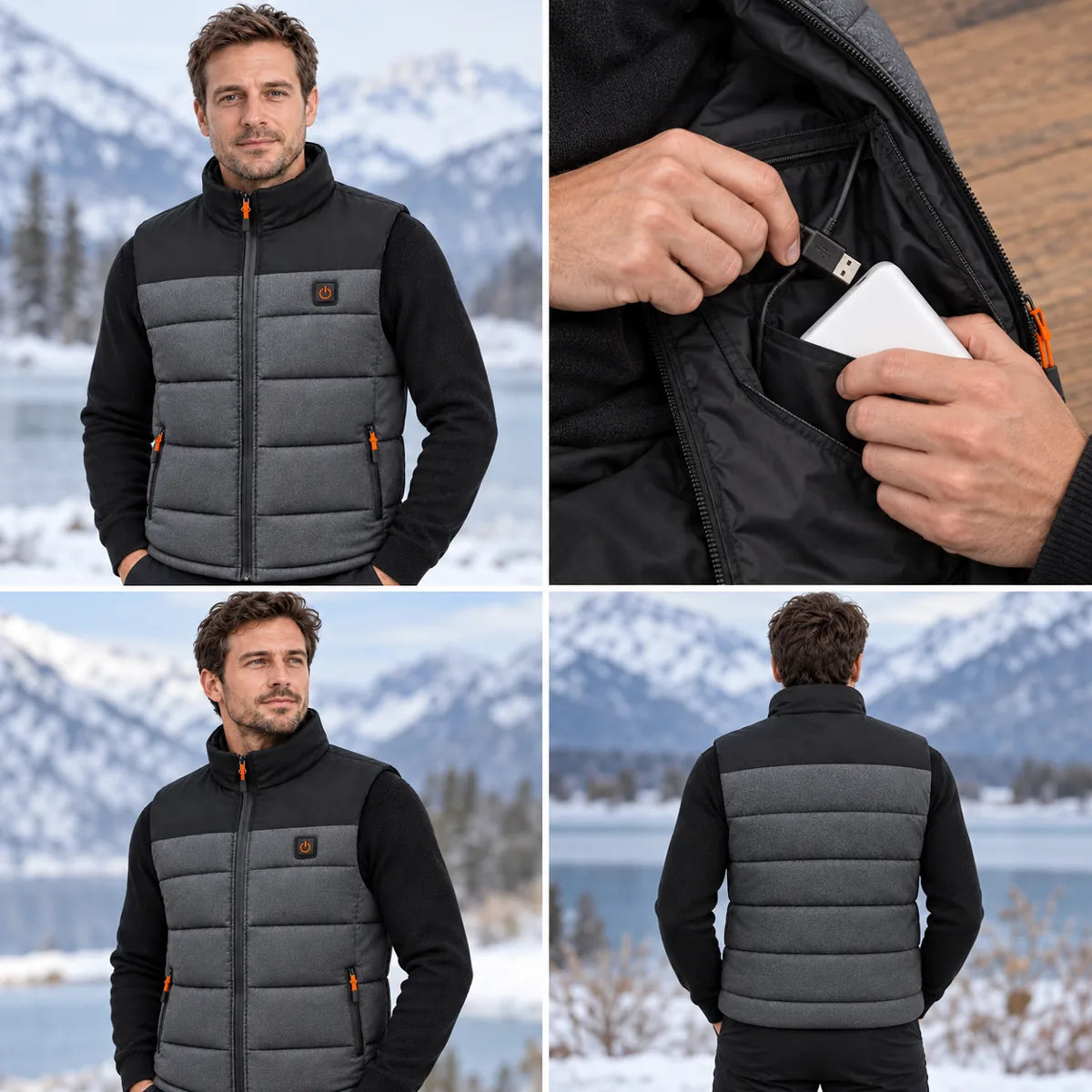 PyreFit Trailon – Kamizelka podgrzewana unisex