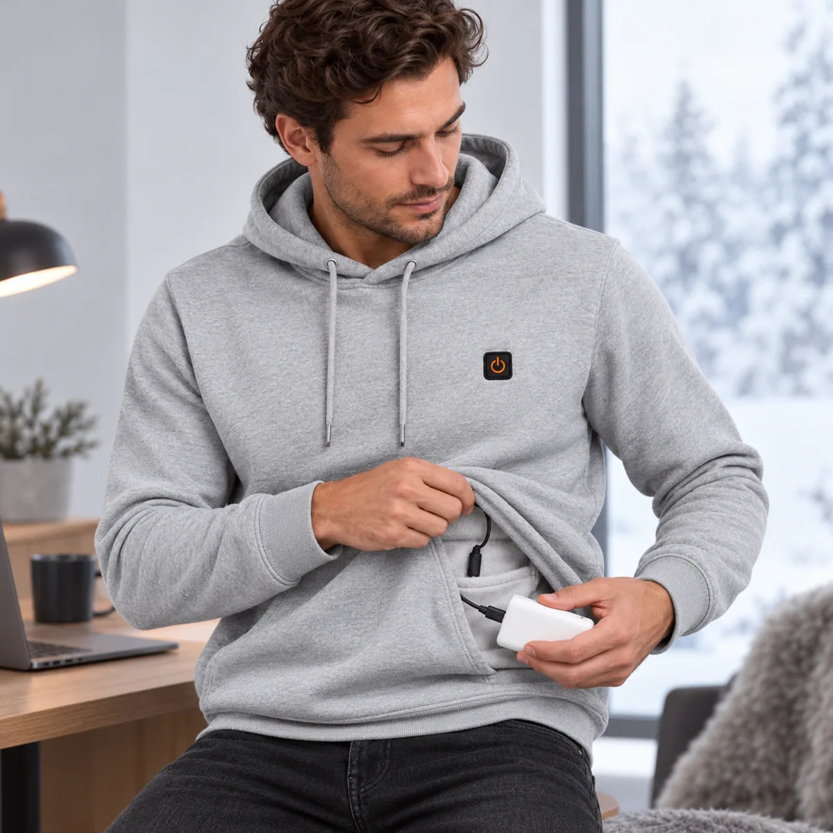 PyreFit Velocor – Bluza podgrzewana z kapturem